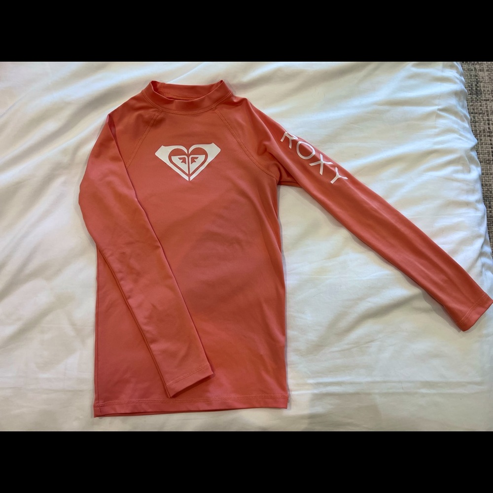 Girls Roxy Rashguard, size XL/14